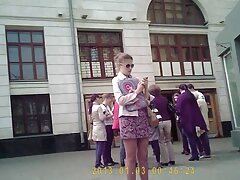 Gran culo milf es interrumpido durante la masturbación